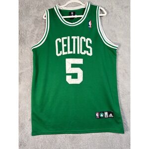 NBA Adidas Boston Celtics Kevin Garnett #5 Jersey Mens 52 XXL Green Sporty READ‎